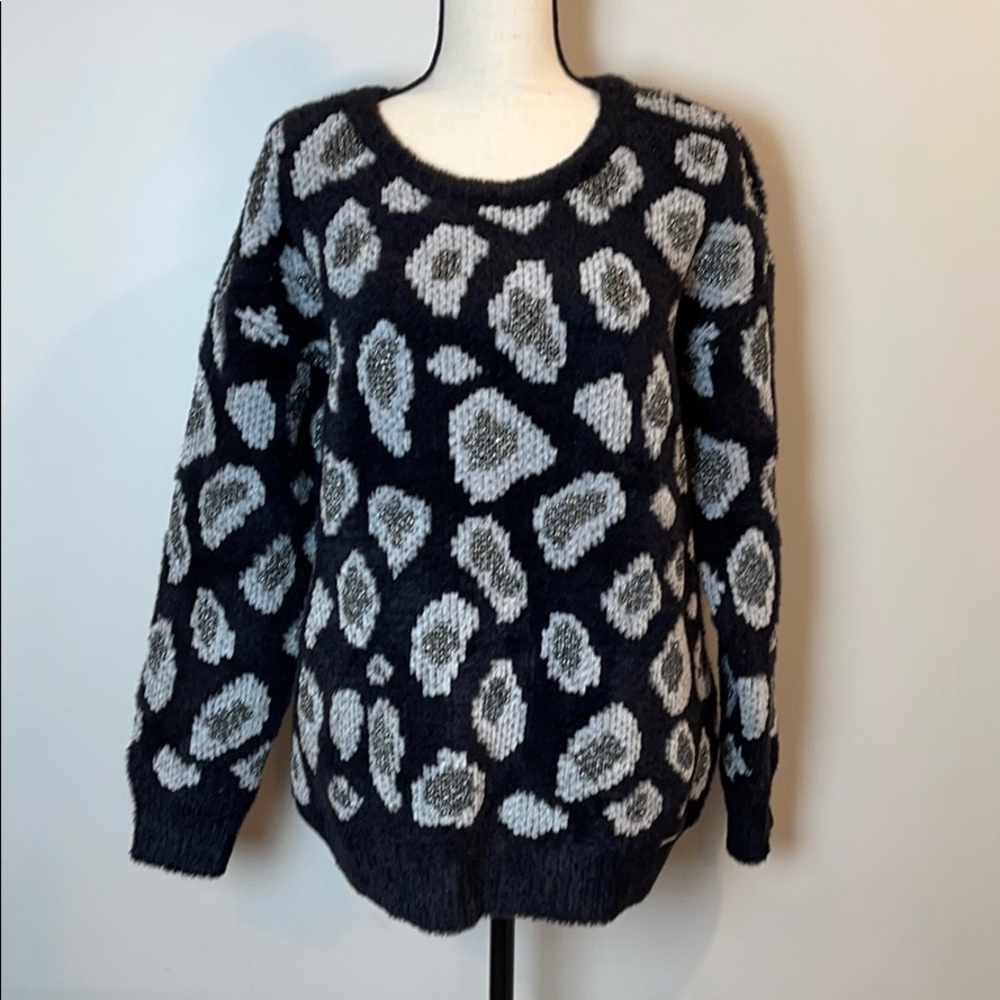 Michael Kors Sweater Black | Gray | Silver Leopard